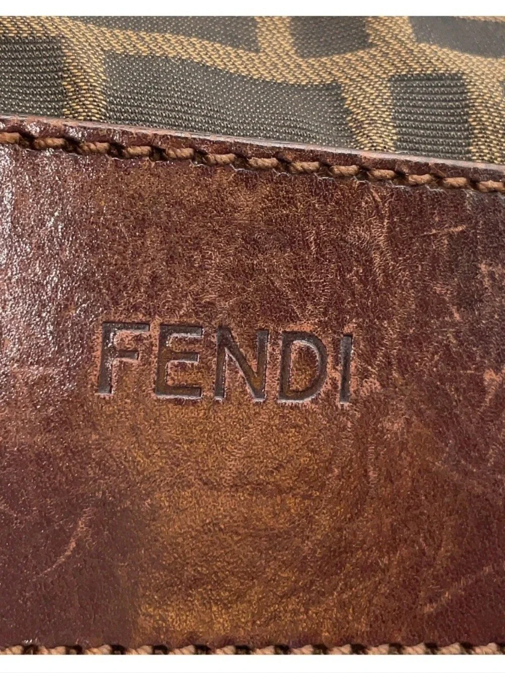 Vintage Fendi Zucca 2-Piece Set – Iconic FF Monogram Totes